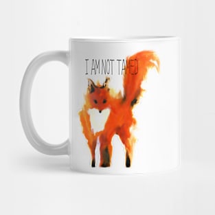 I Am Not Tamed - Fox Art Mug